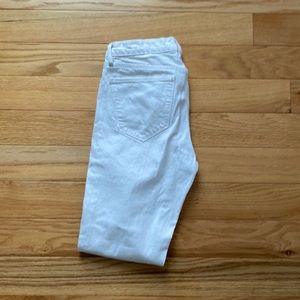 Madewell White Skinny Denim